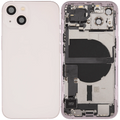 Backcover/Rahmen mit Ladebuchse Flex & Small Parts für iPhone 13 (US-Version) (gebrauchter OEM-Ausbau, Qualität A) (Pink)