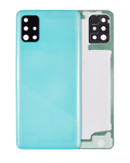 Back Cover Glass with Camera Lens for Samsung Galaxy A51 5G (A516 / 2020) (Service Pack) (Blue)