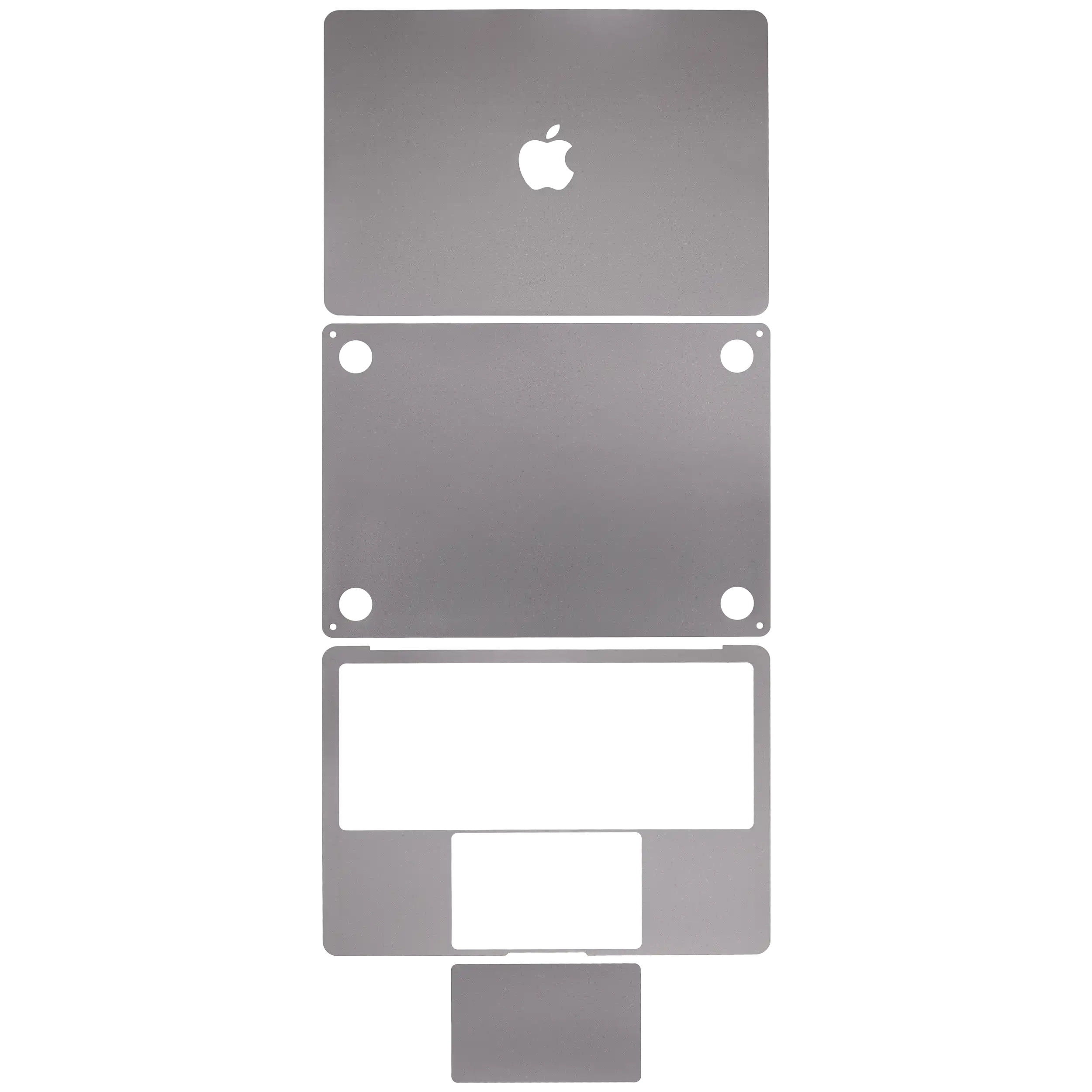 4in1 Skin für MacBook Air 13" A3113 M3 Grau