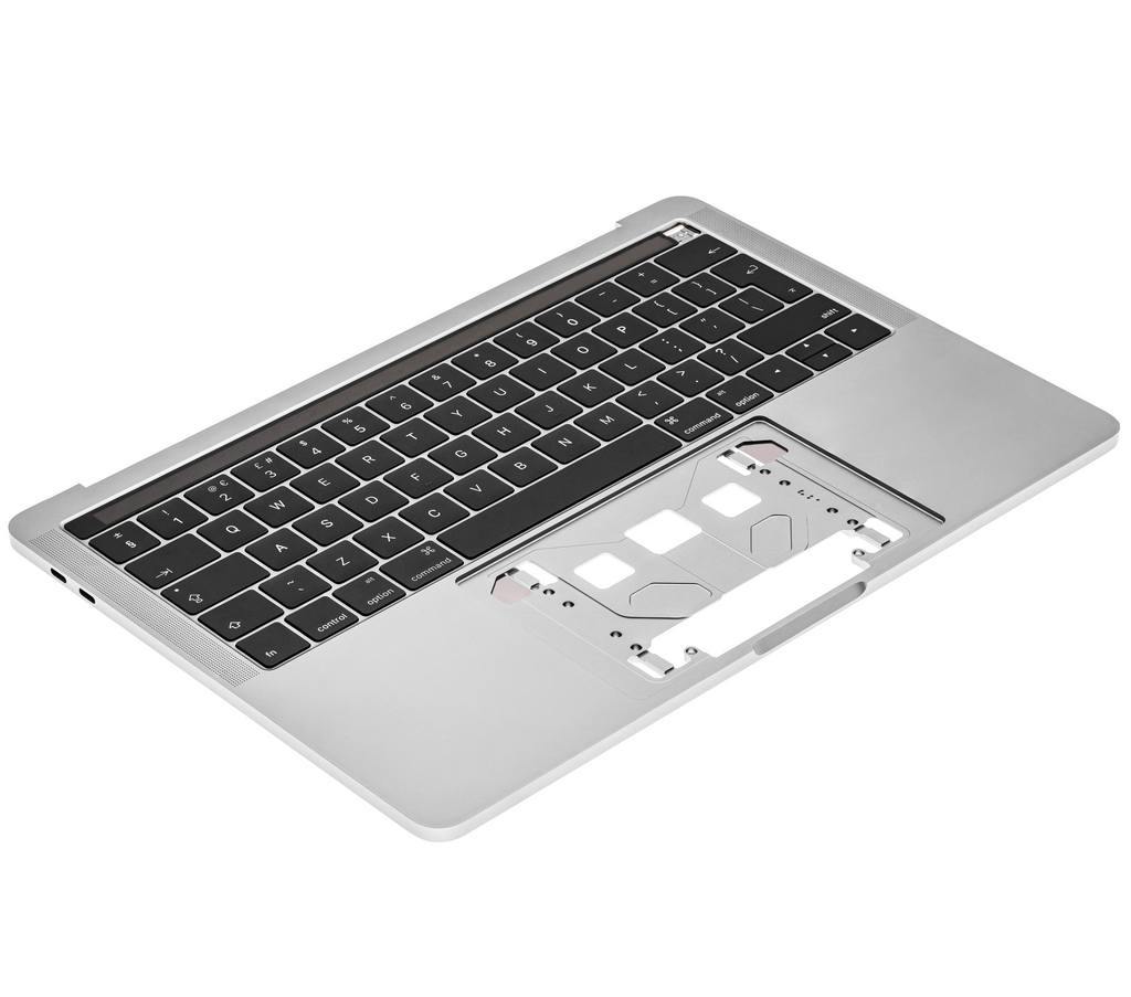 Top Case mit Keyboard (ISO UK) für MacBook Pro 13" A1989 (2018-2019) (gebrauchter OEM-Ausbau, Qualität A) (Space Grau)