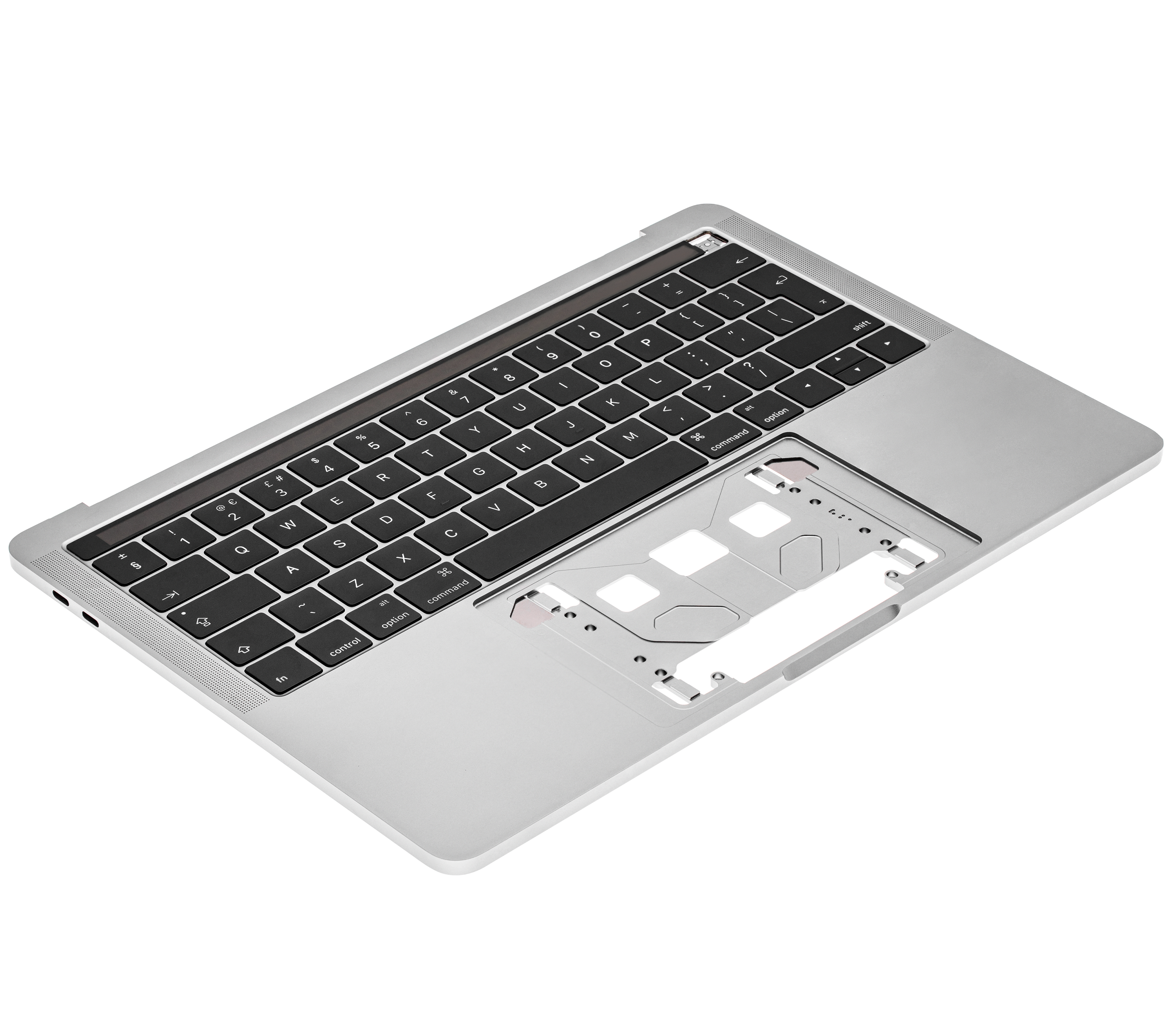 Top Case mit Keyboard (ISO UK) für MacBook Pro 13" A1989 (2018-2019) (gebrauchter OEM-Ausbau, Qualität A) (Space Grau)