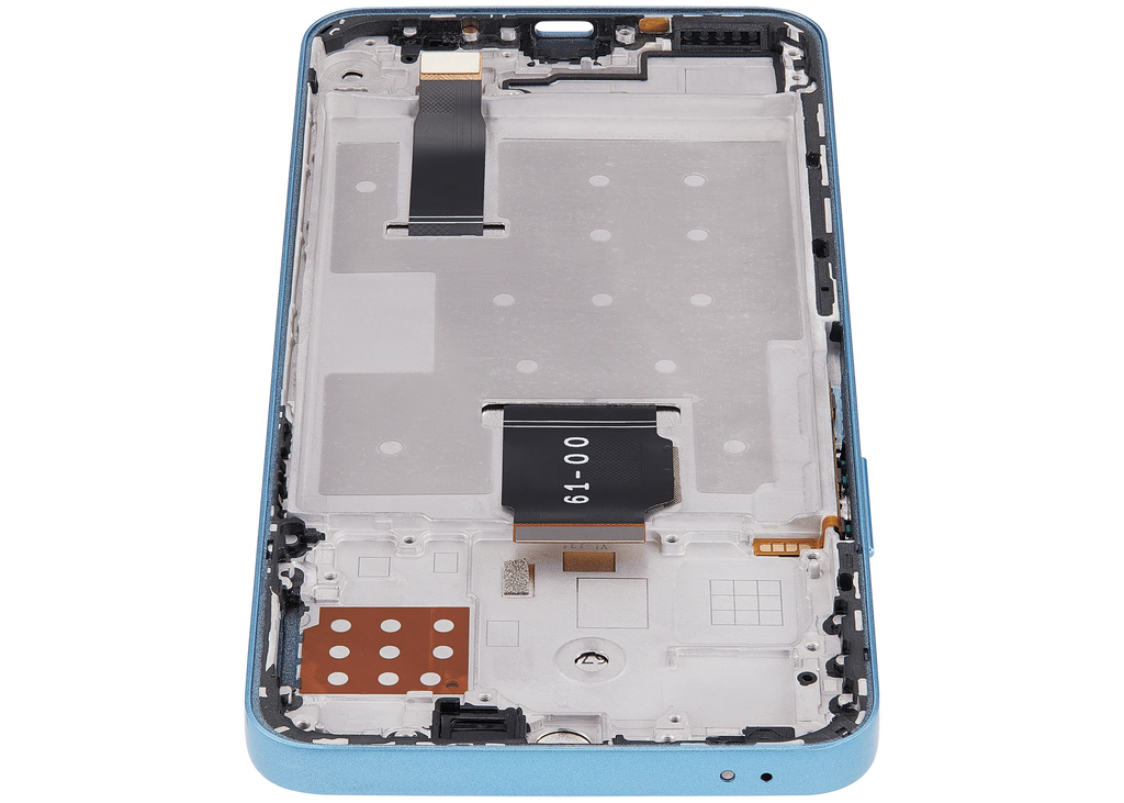 LCD-Display mit Rahmen für Honor X8A / X50i / 90 Lite (Aftermarket Plus) (Cyan Lake)