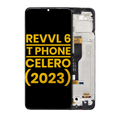 LCD-Montage mit Rahmen für Revvl 6, T Phone 5G, Celero 5G Refurbished