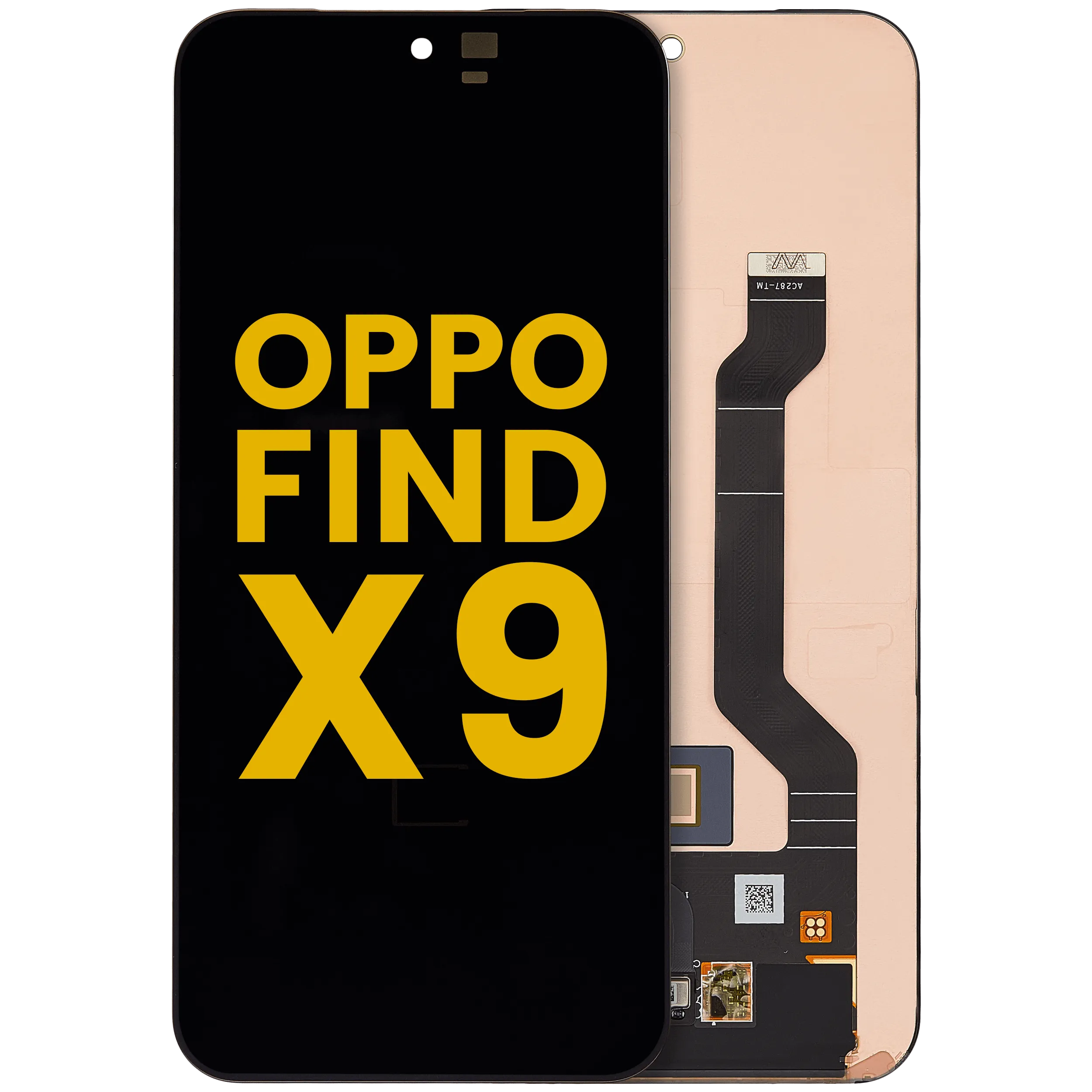OLED-Display ohne Rahmen für Oppo Find X9 (Refurbished) (Alle Farben)