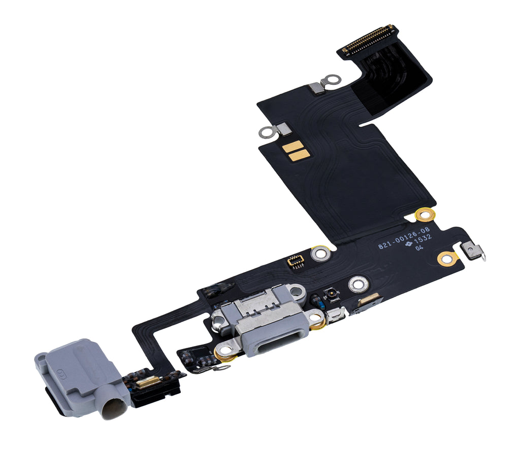 Charging Port Flex Cable for iPhone 6S Plus (Premium) (Silver)