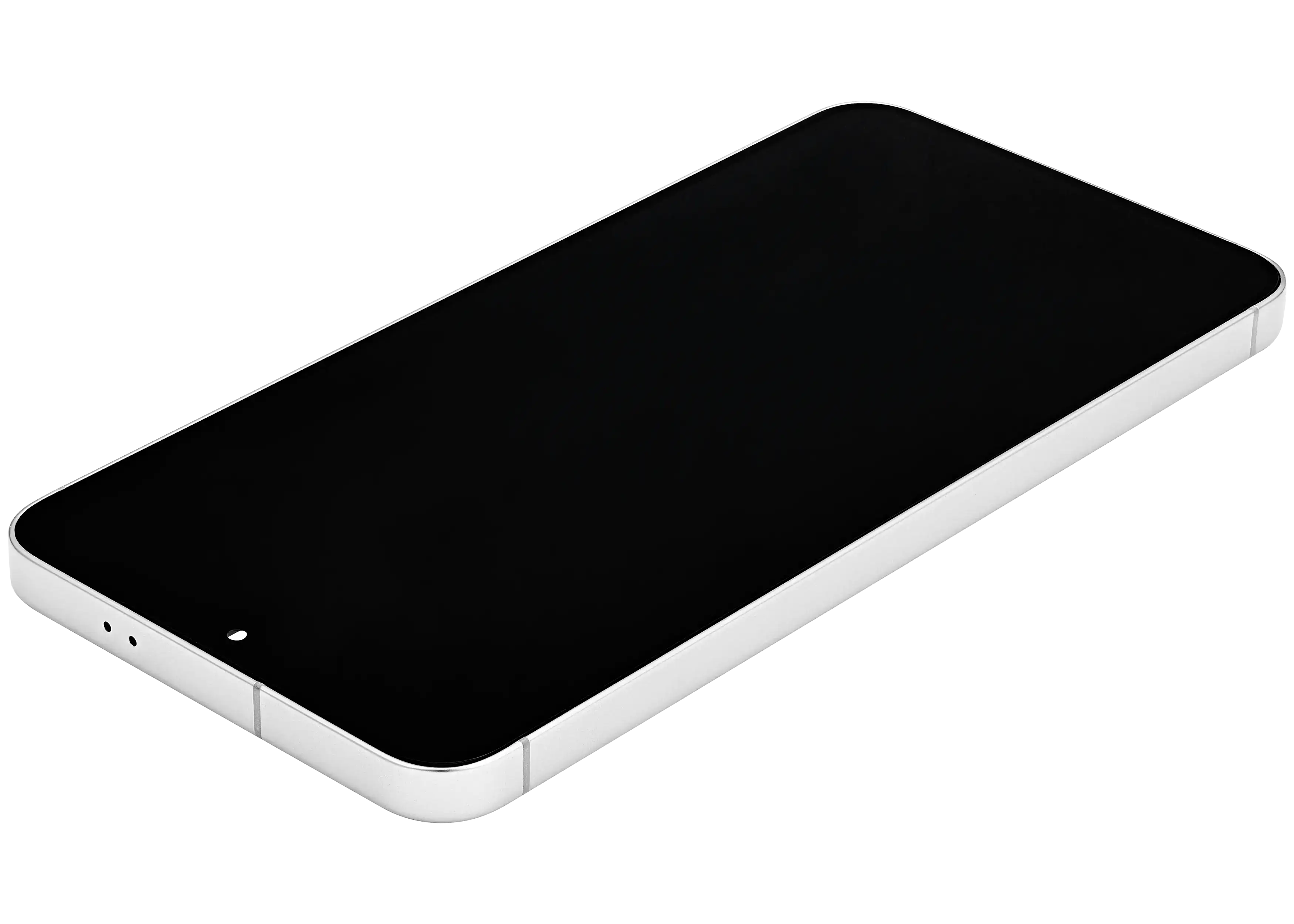 OLED-Display mit Rahmen für Samsung Galaxy S24 Plus 5G (US & Internationale Version) (gebrauchter OEM-Ausbau, Qualität B/C) (Marble Grey)