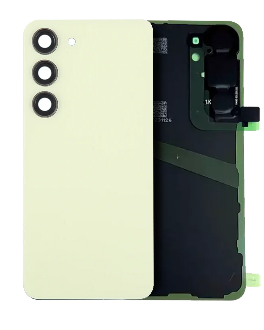 Backcover mit Kameralinse für Samsung Galaxy S24 (Service Pack) (Amber Yellow)