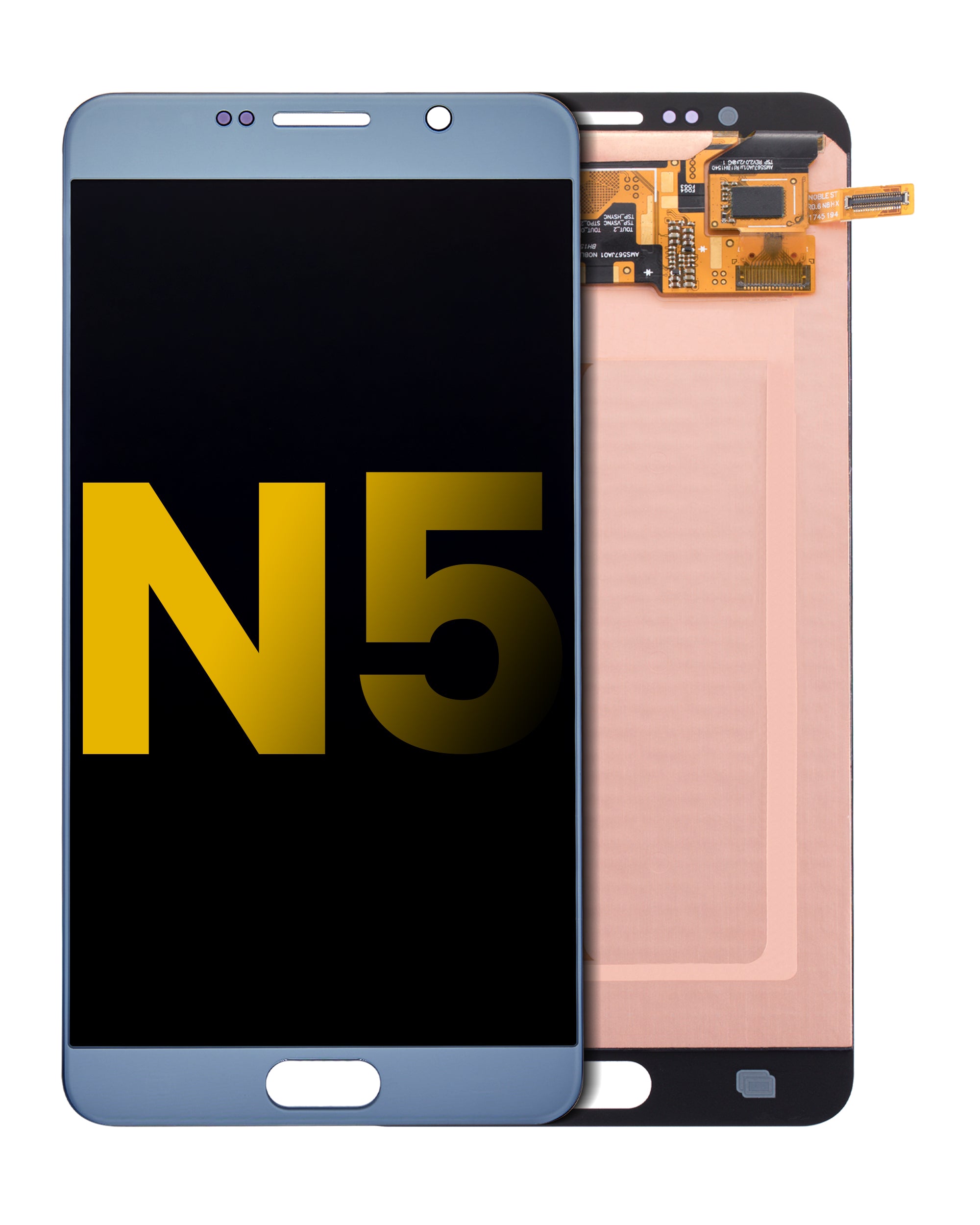 OLED Display without Frame for Samsung Galaxy Note 5 (Refurbished) (Silver Titanium)