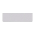 Single Pack (Palm Rest) Skin für MacBook Pro 15" A1990 (2018-2019) / A1707 (2016-2017) (Silber)