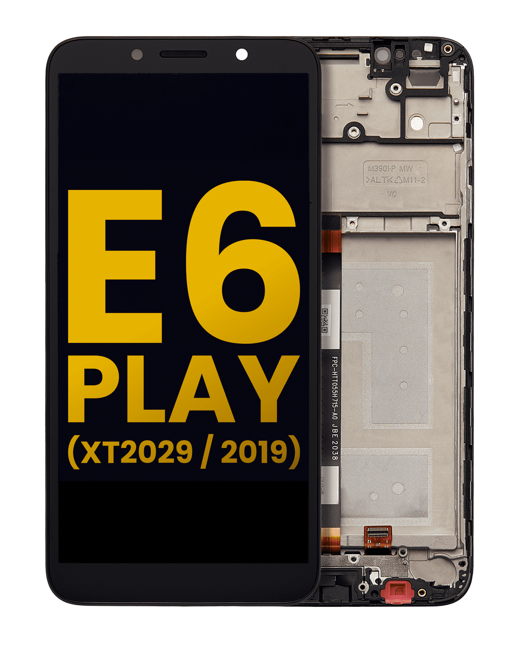 Display mit Rahmen Motorola Moto E6 Play Refurbished