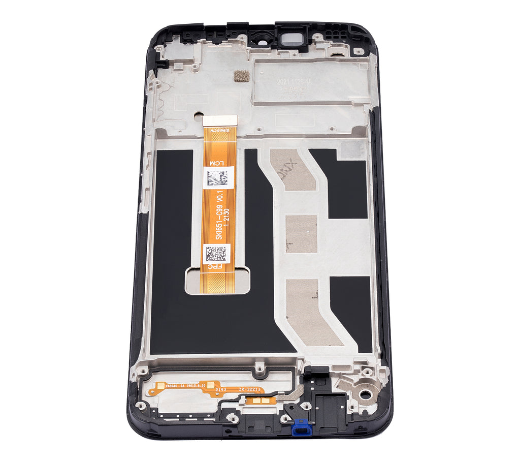 LCD-Bausatz mit Rahmen für Realme C21Y (Refurbished) (Alle Farben)