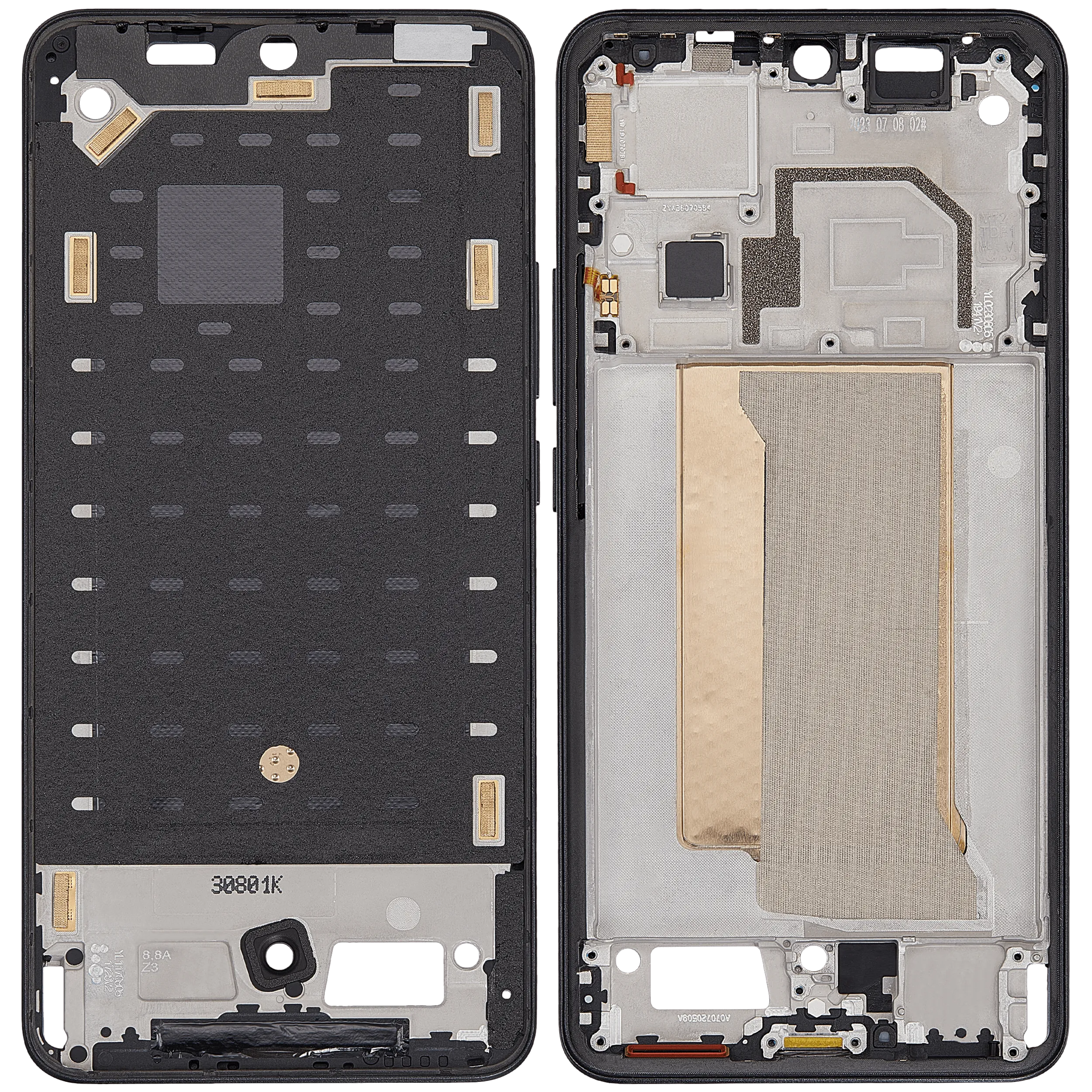 Midframe/Rahmen für Xiaomi 13T / 13T Pro / Redmi K60 Ultra (Schwarz)