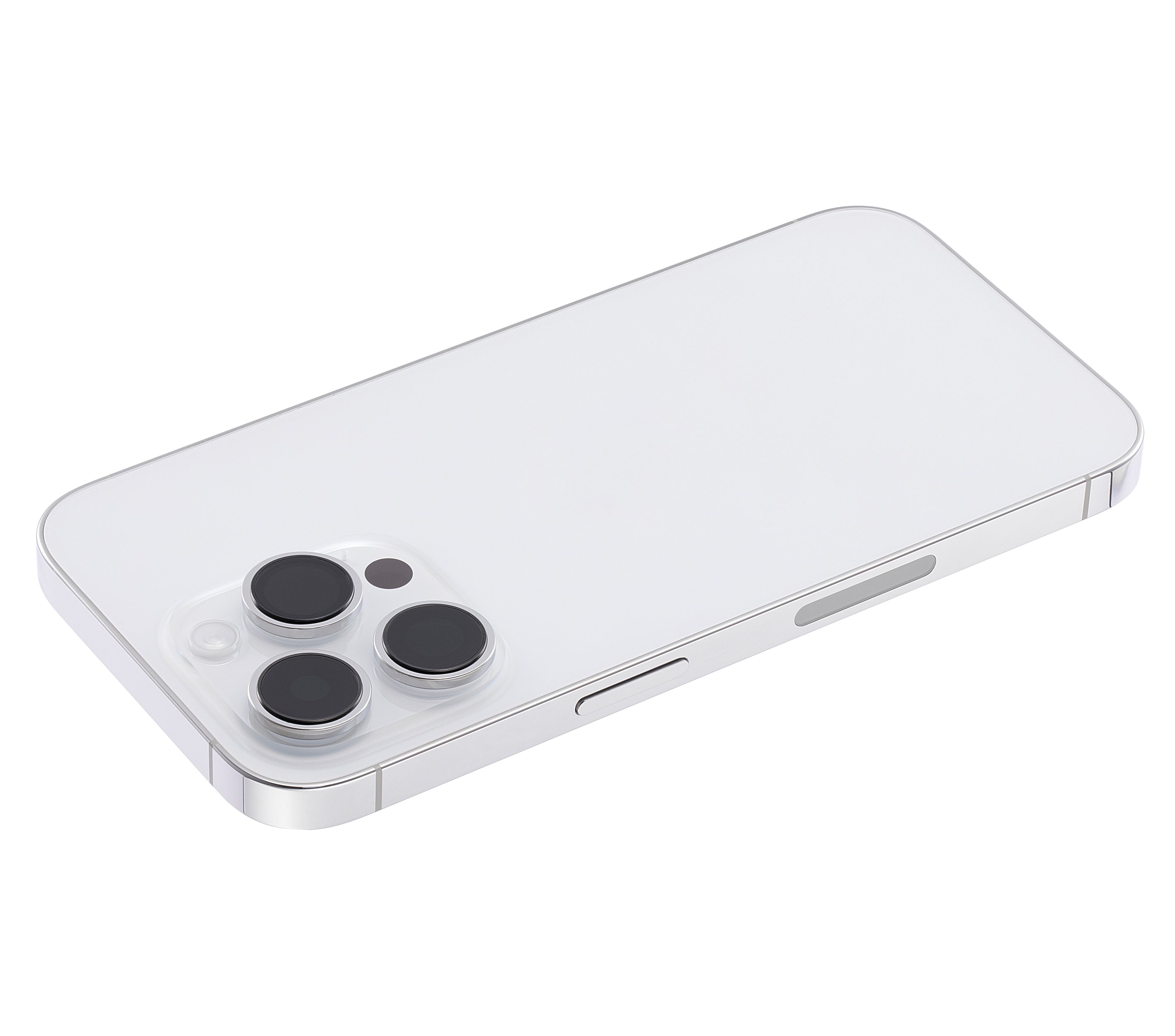 Backcover/Rahmen mit Small Parts für iPhone 14 Pro (US-Version) (gebrauchter OEM-Ausbau, Qualität A) (Silber)