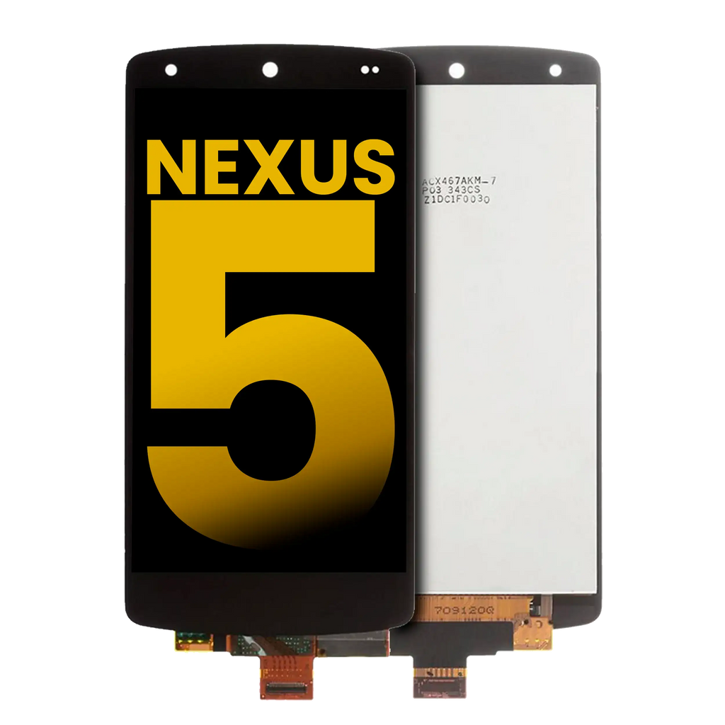 LCD-Display ohne Rahmen für Nexus 5 (Refurbished) (Schwarz)