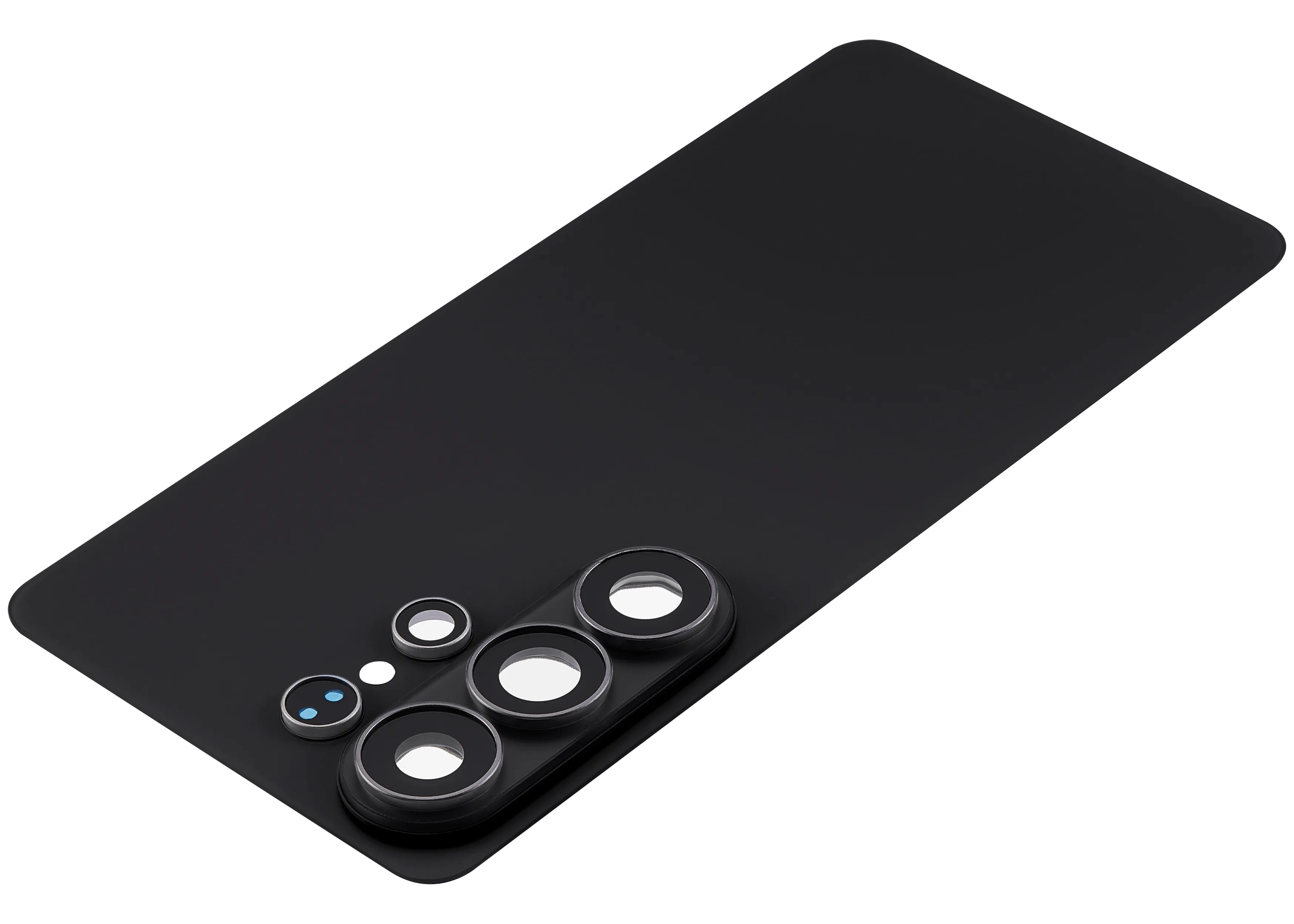 Backcover Glass mit Camera Lens für Samsung Galaxy S26 Ultra (Aftermarket Plus) (Schwarz)