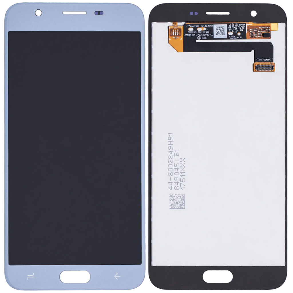 LCD-Display ohne Rahmen für Samsung Galaxy J7 Refine / Star / Crown (J737 / 2018) (Refurbished) (Blau)