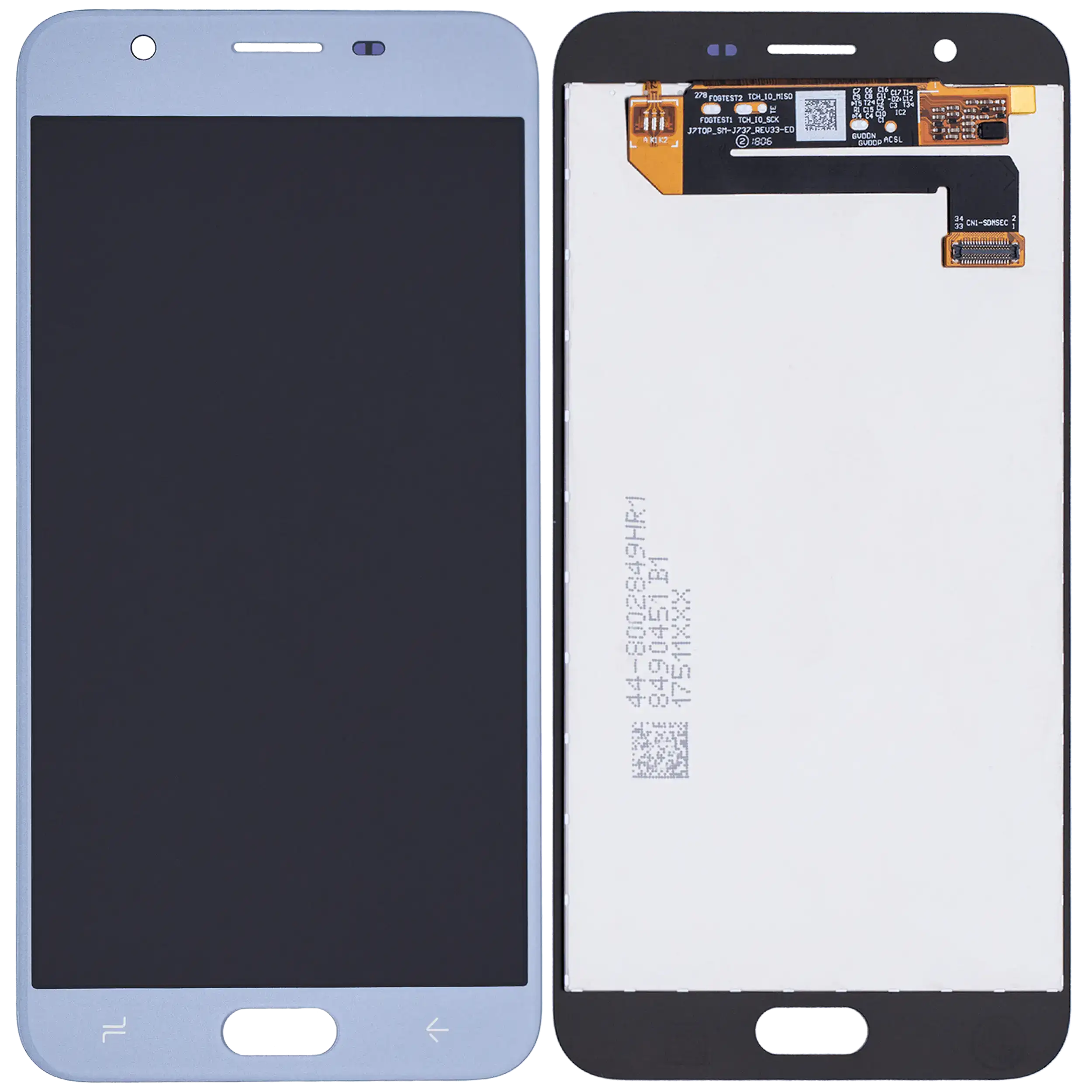 LCD-Display ohne Rahmen für Samsung Galaxy J7 Refine / Star / Crown (J737 / 2018) (Refurbished) (Blau)