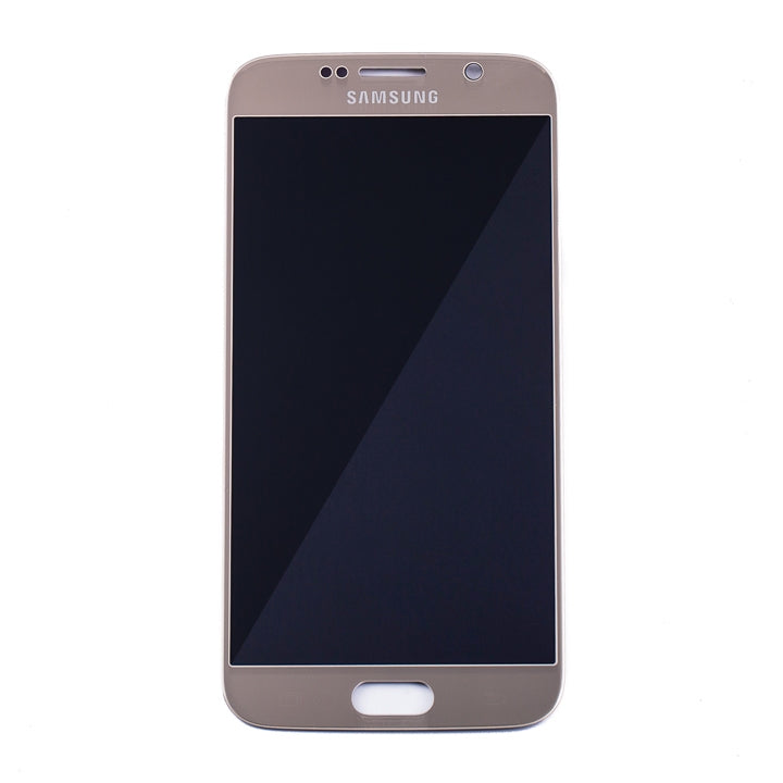 OLED-Display ohne Rahmen für Samsung Galaxy S6 (Service Pack) (Gold Platinum)