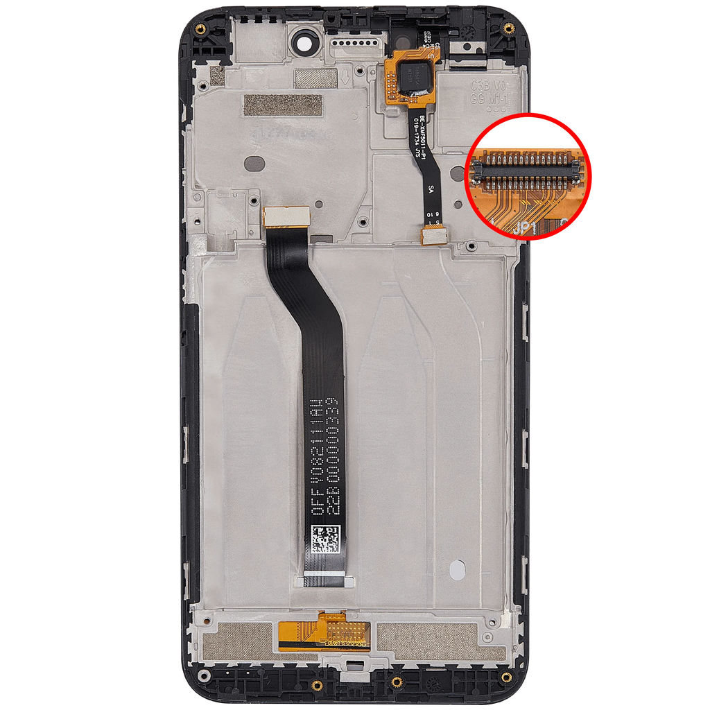 LCD-Display mit Rahmen für Xiaomi Redmi 5A (Aftermarket Plus) (Alle Farben)
