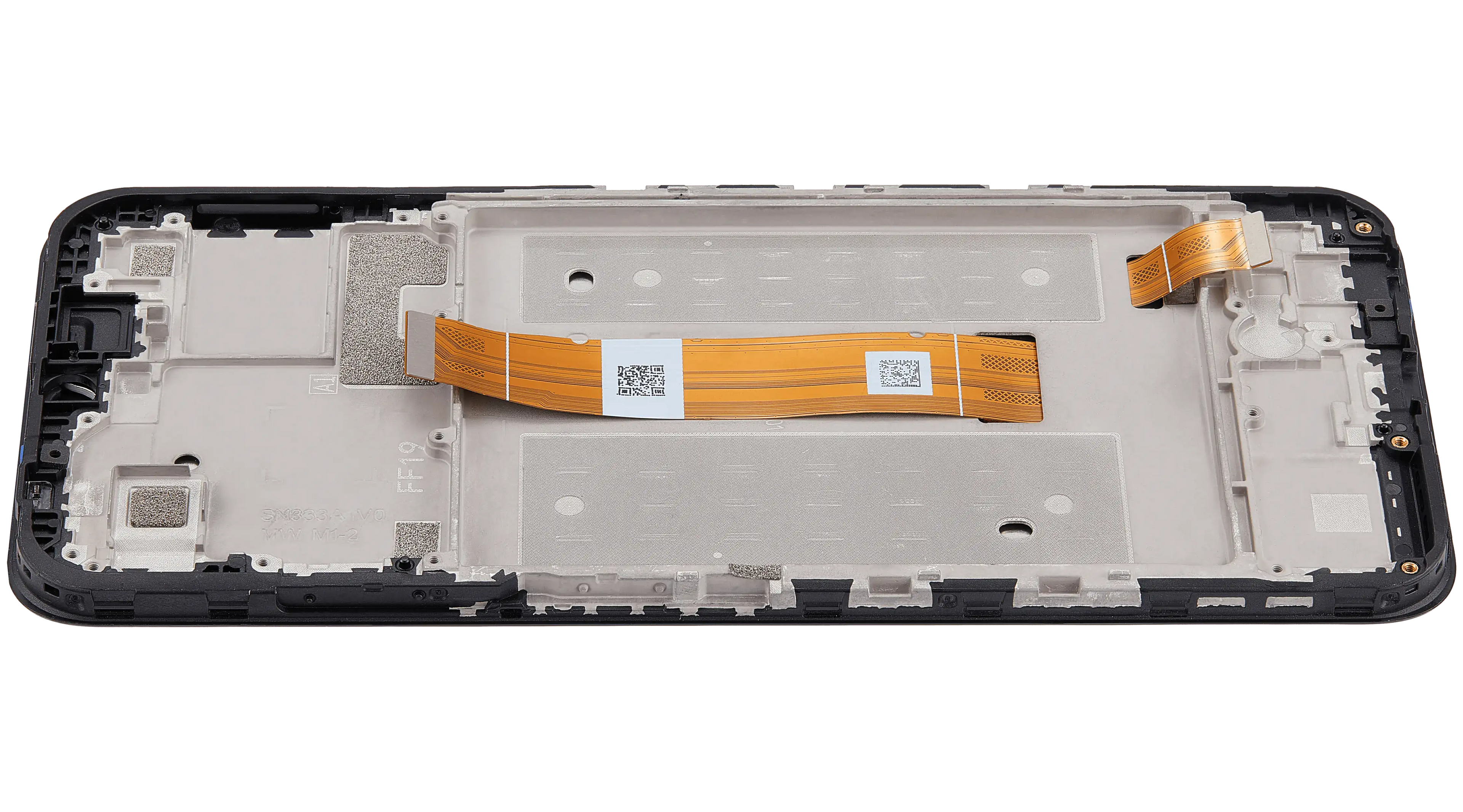 LCD-Display mit Rahmen für Cricket lcon Plus (2026) (SN333C) / AT&T Verge 2 5G (Refurbished) (Alle Farben)