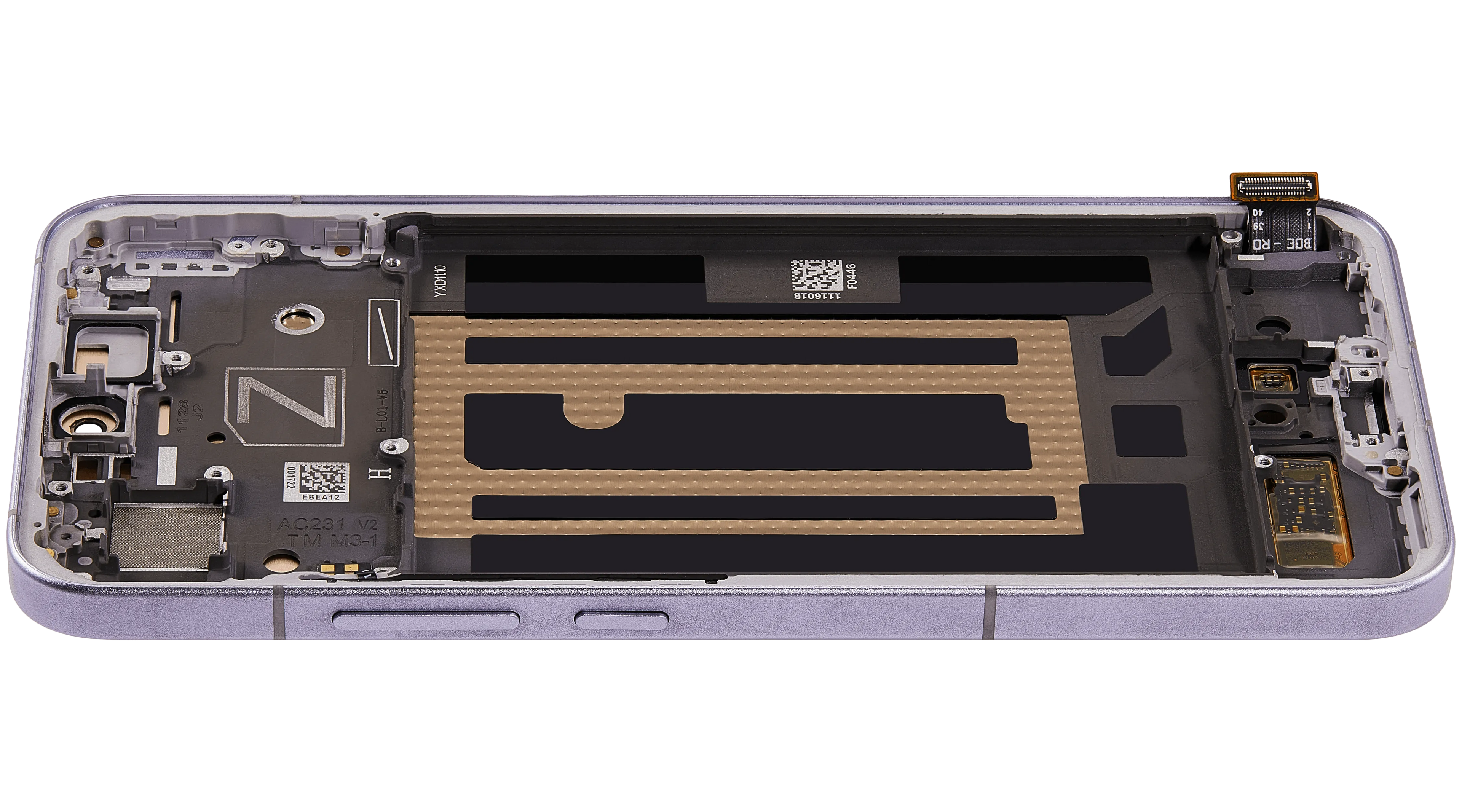 OLED-Display mit Rahmen für OPPO Reno 13 (Refurbished) (Lila)