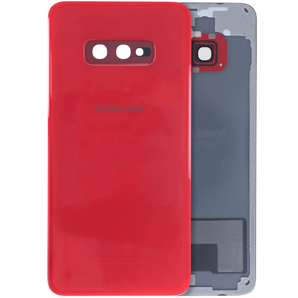 Backcover Glass mit Camera Lens für Samsung Galaxy S10e (Service Pack) (Rot)