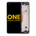 LCD Display with Frame for Motorola One 5G (XT2075-2 / 2020) (Refurbished) (Surfing Blue)
