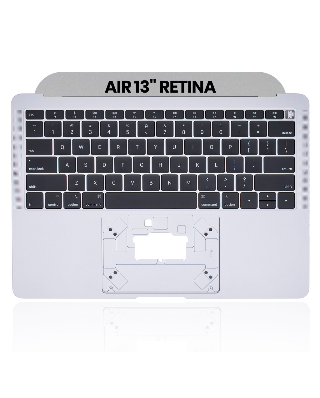 Top Case mit Keyboard (ANSI US) für MacBook Air 13" A1932 (2018-2019) (gebrauchter OEM-Ausbau, Qualität A) (Space Grau)