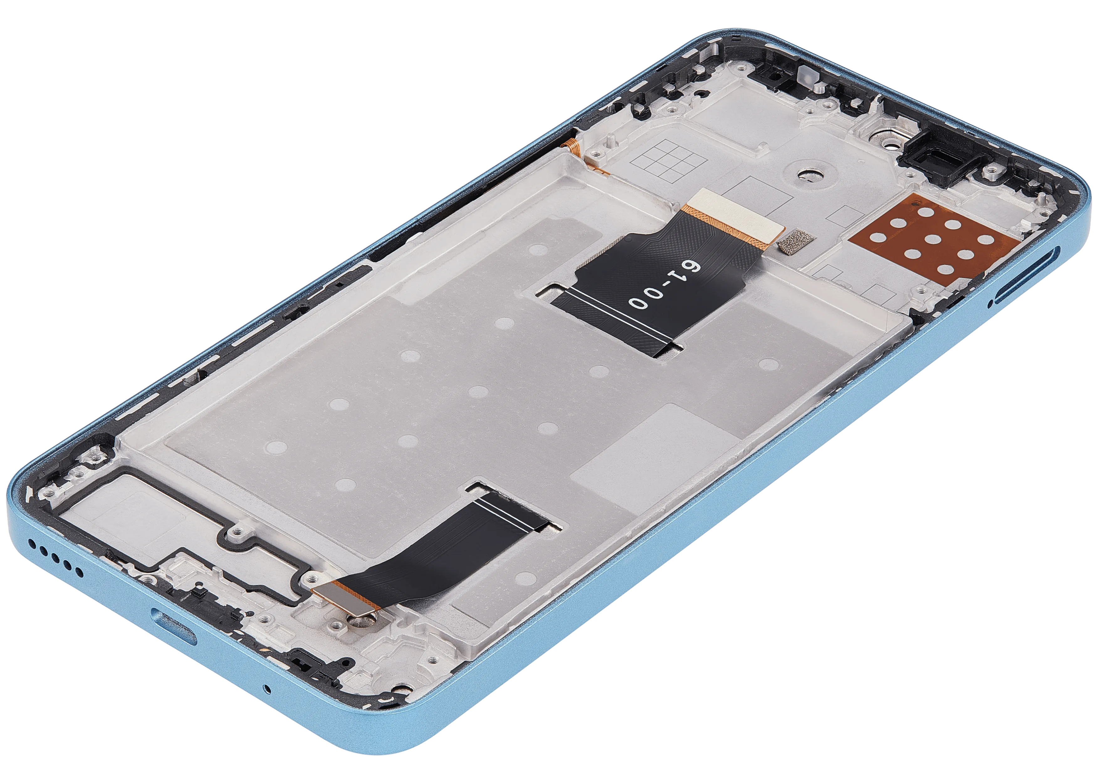 LCD-Display mit Rahmen für Honor X8A / X50i / 90 Lite (Aftermarket Plus) (Cyan Lake)