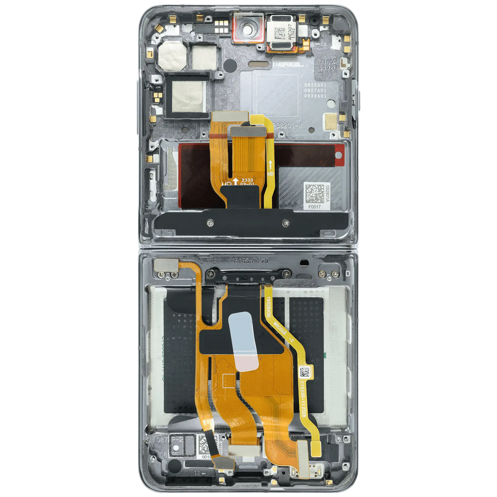 Innen OLED-Display mit Rahmen für Oppo Find N3 Flip (Refurbished) (Schwarz)