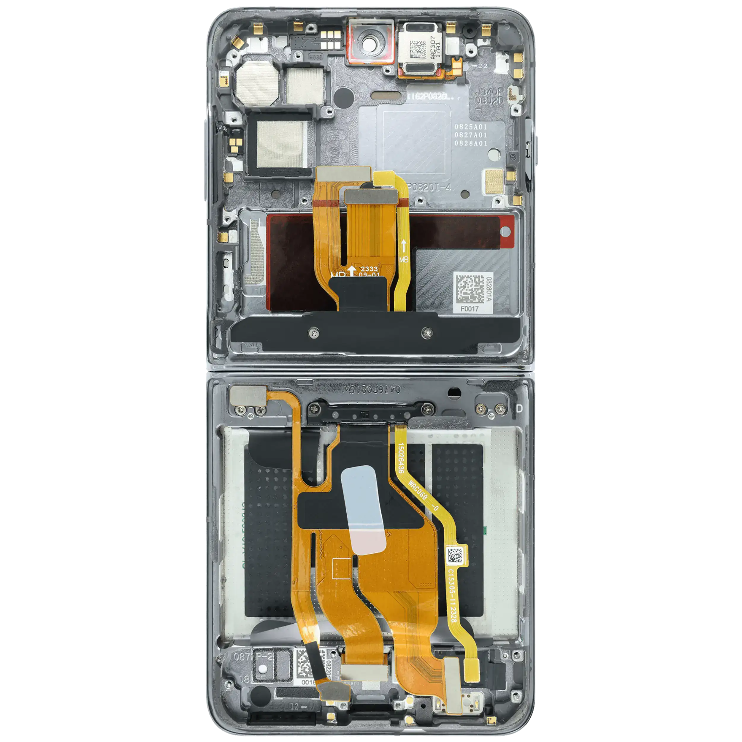 Innen OLED-Display mit Rahmen für Oppo Find N3 Flip (Refurbished) (Schwarz)