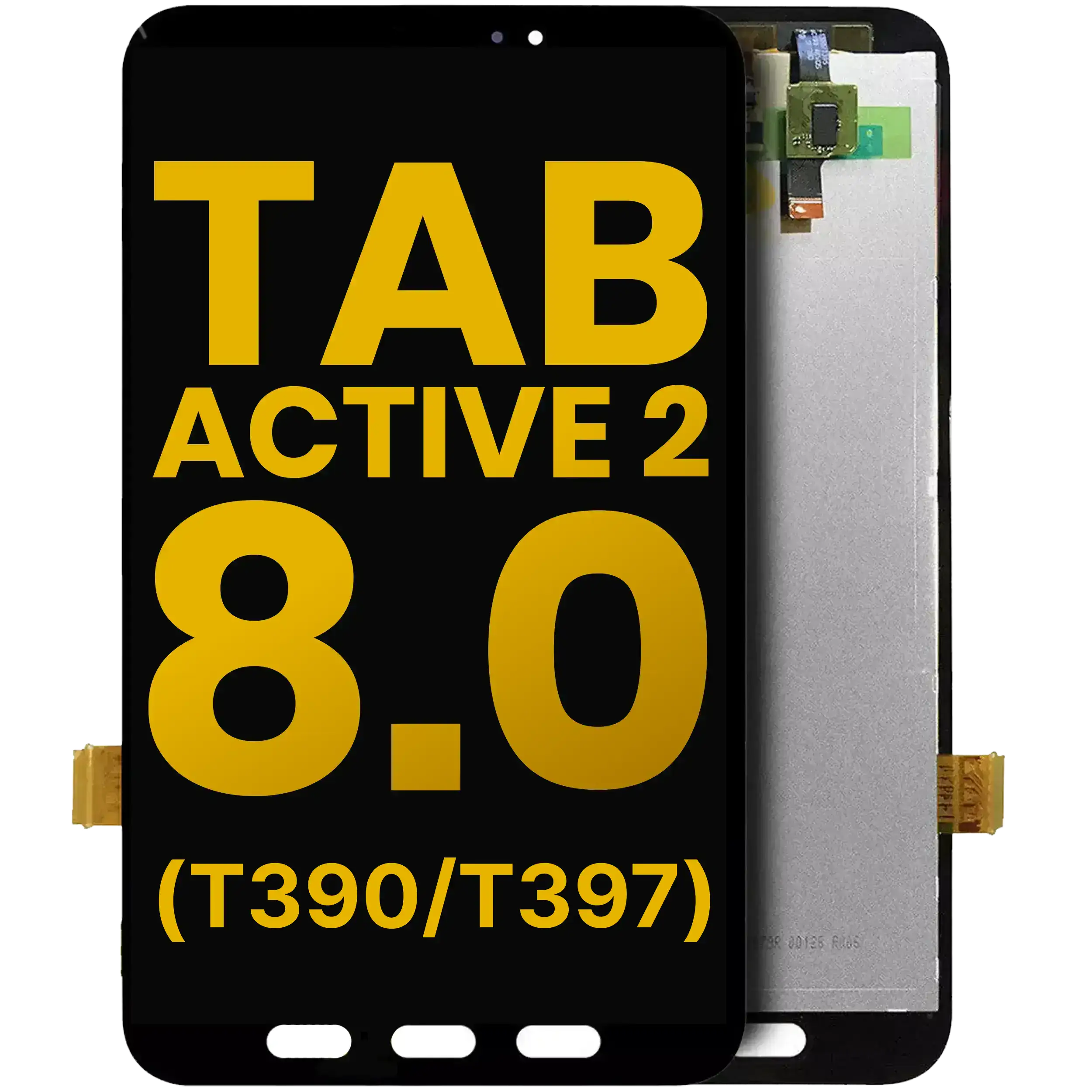 LCD Display No Frame for Samsung Galaxy Tab Active 2 8.0" (T390 / T397) (2017) (Refurbished) (Wifi Version) (Black)