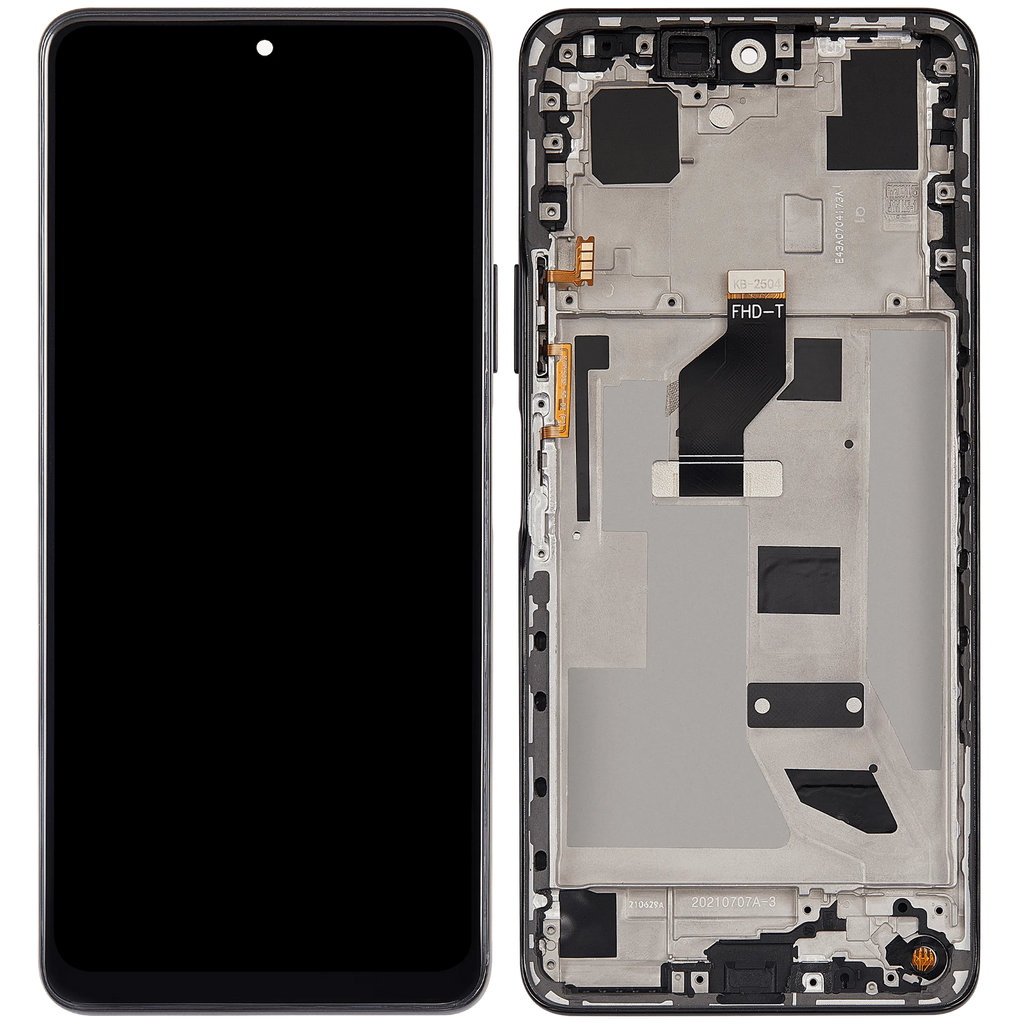 LCD-Display mit Rahmen für Honor 50 SE (2021) (Refurbished) (Schwarz)