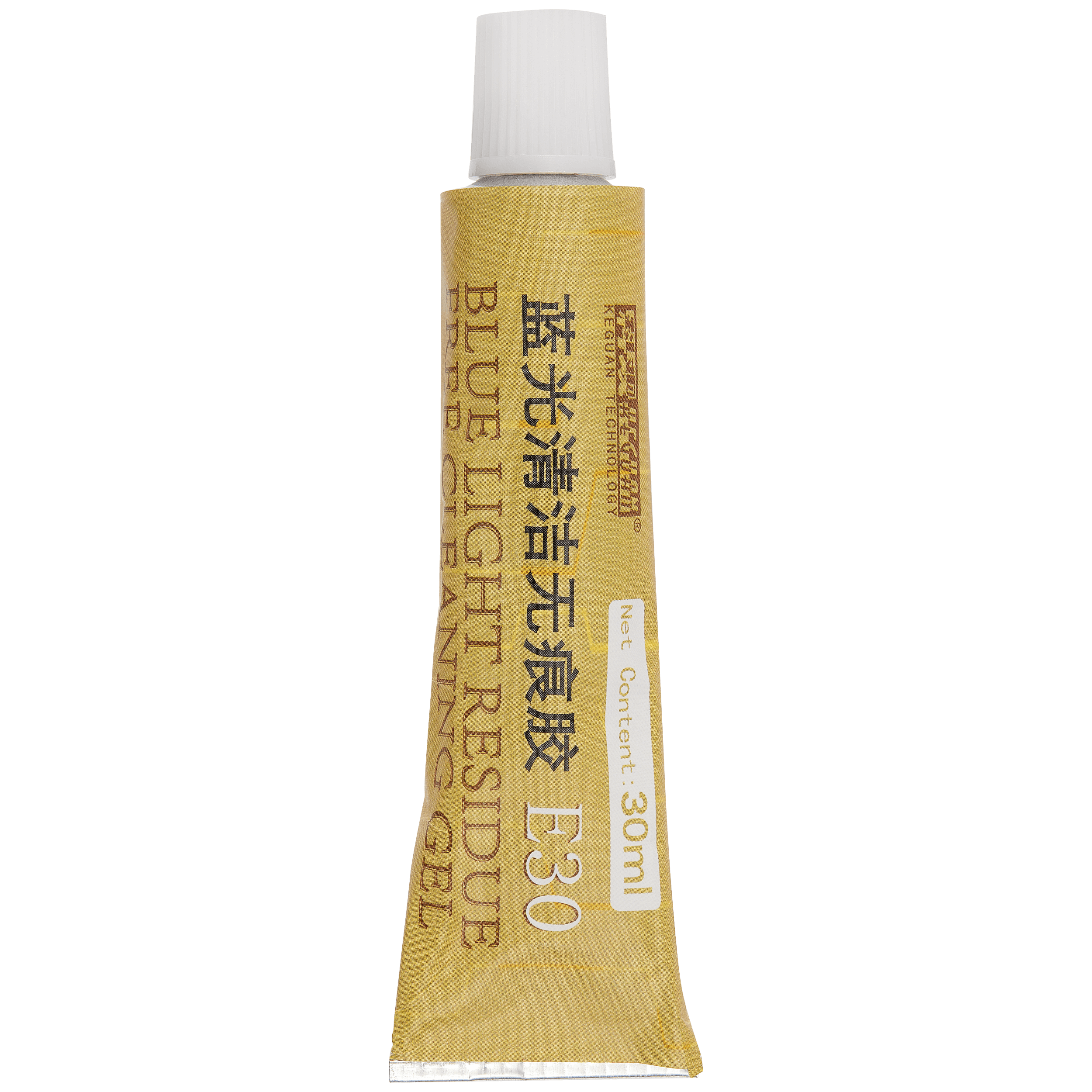 E30 Kamera Blaulicht spurenfreier Klebstoff-Reiniger (30 ml) (Keguan)