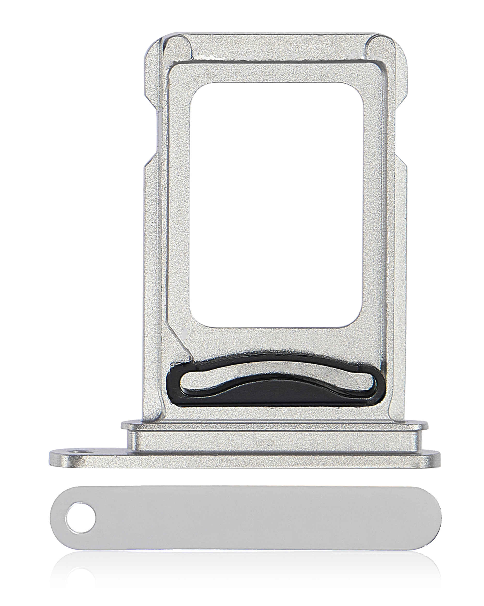 Dual SIM Card Tray for iPhone 14 Pro / 14 Pro Max (Silver)