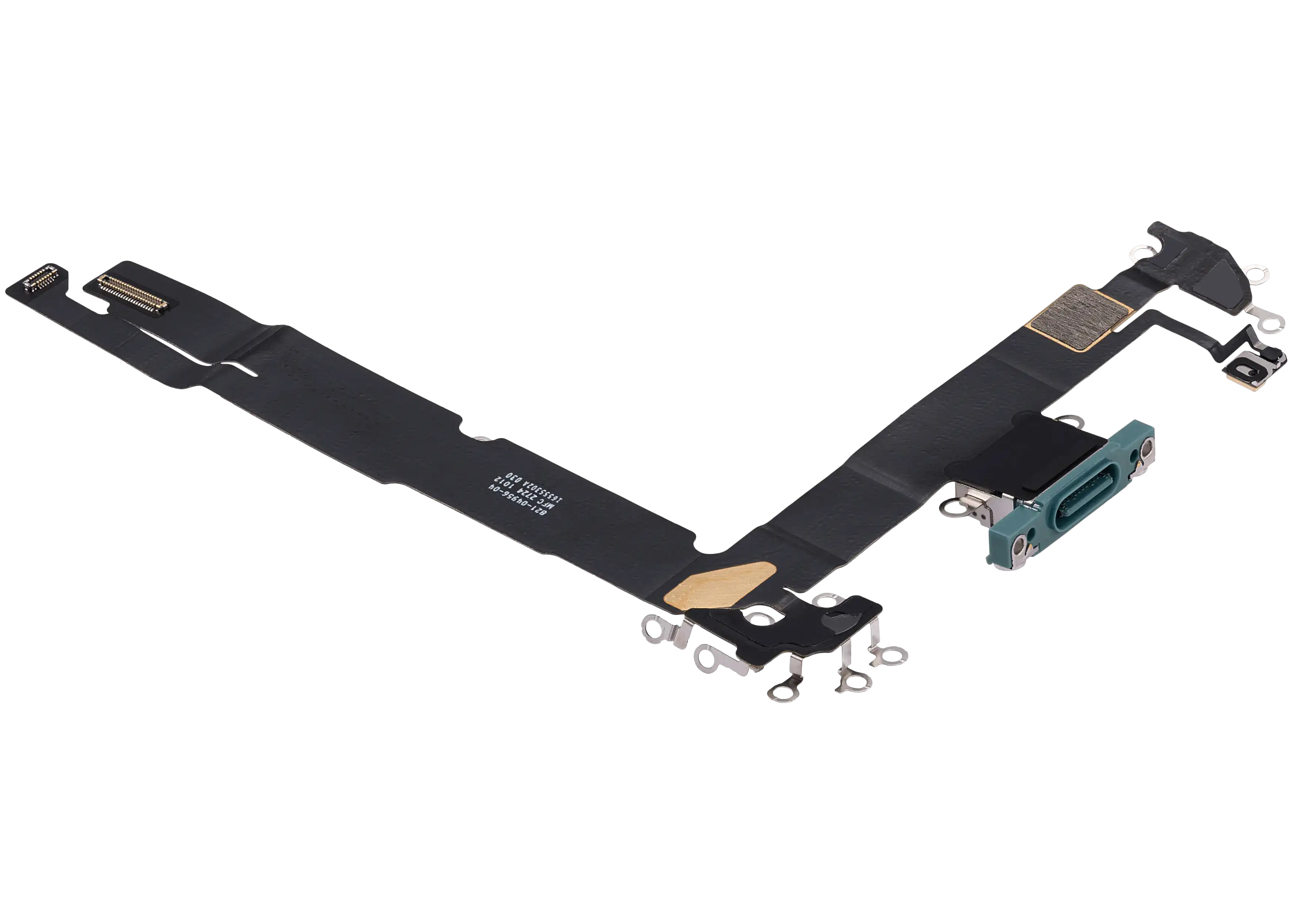 Ladebuchse Flex Cable für iPhone 16 Plus (gebrauchter OEM-Ausbau) (Teal)