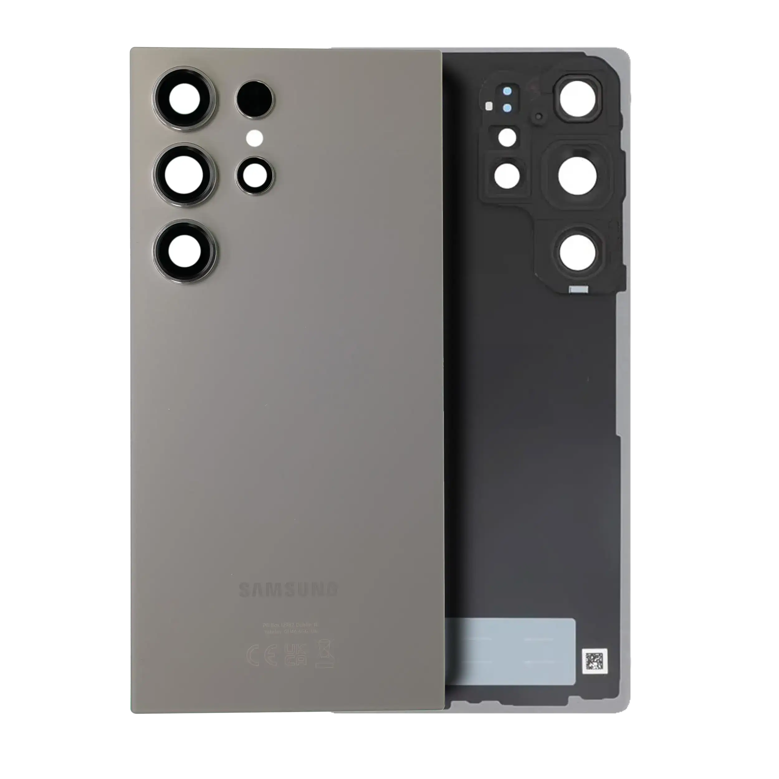Backcover mit Kameralinse für Samsung Galaxy S25 Ultra 5G (Svc Pack) (Titanium G