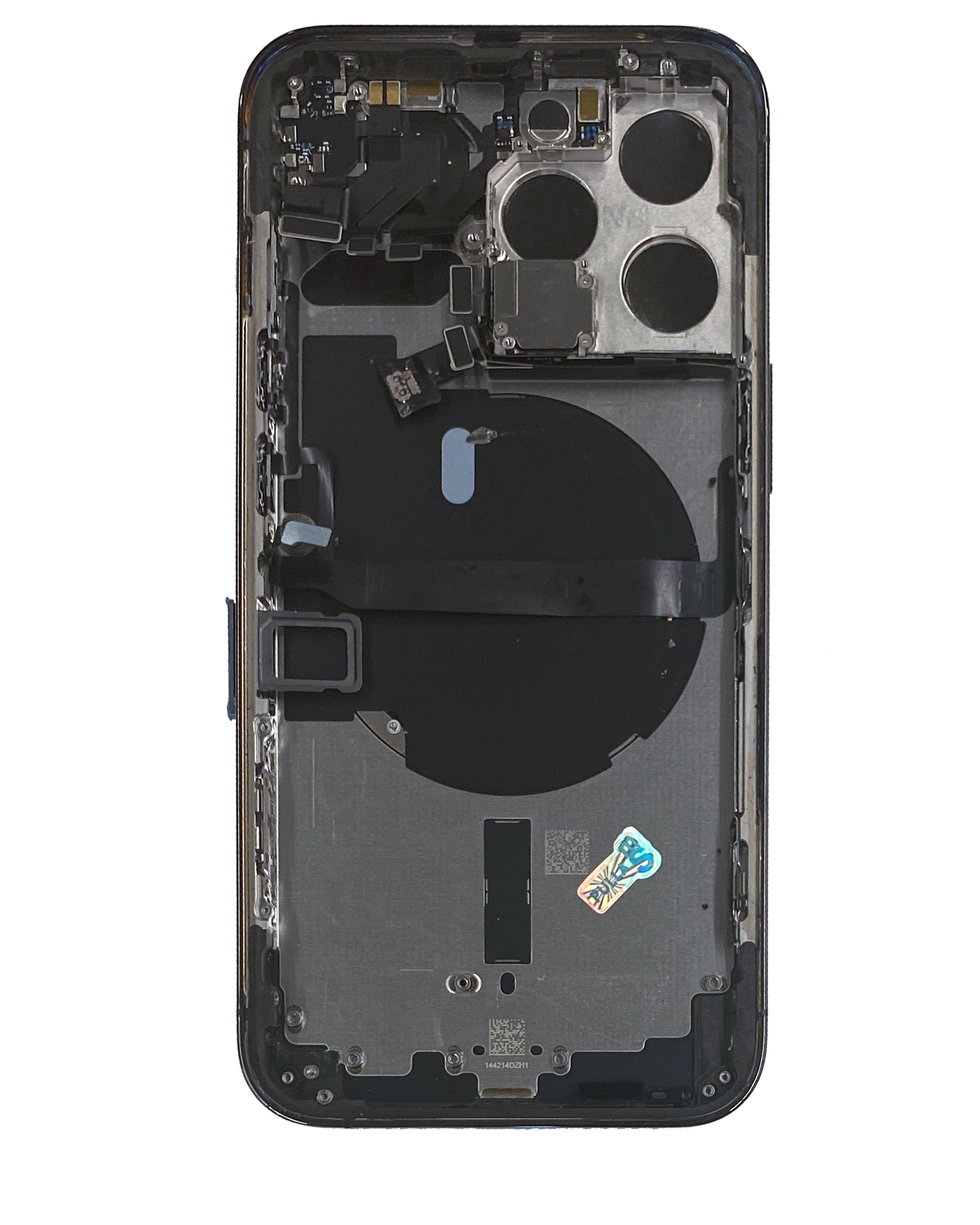Backcover/Rahmen mit Small Parts für iPhone 13 Pro (EU / Global Version) (gebrauchter OEM-Ausbau, Qualität B) (Graphite)