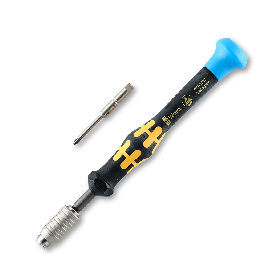 Wera Drehmoment-Schraubendreher Micro ESD Kit (0.65 kgf cm) Blau