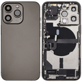Backcover/Rahmen mit Ladebuchse Flex & Small Parts für iPhone 13 Pro (EU / Global Version) (gebrauchter OEM-Ausbau, Qualität B) (Graphite)