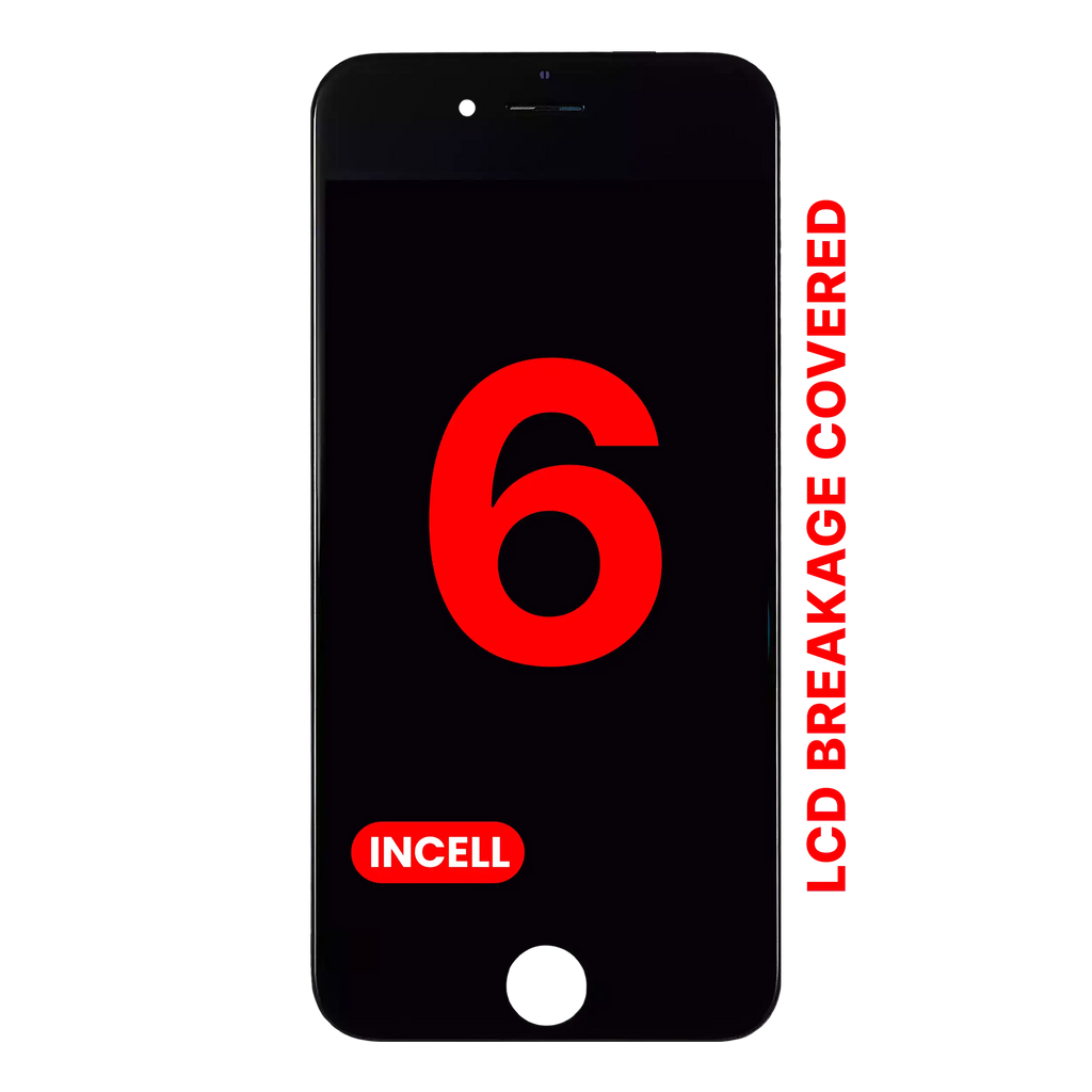 LCD-Baueinheit für iPhone 6 (Aftermarket Pro: XO7 Incell) (Black)