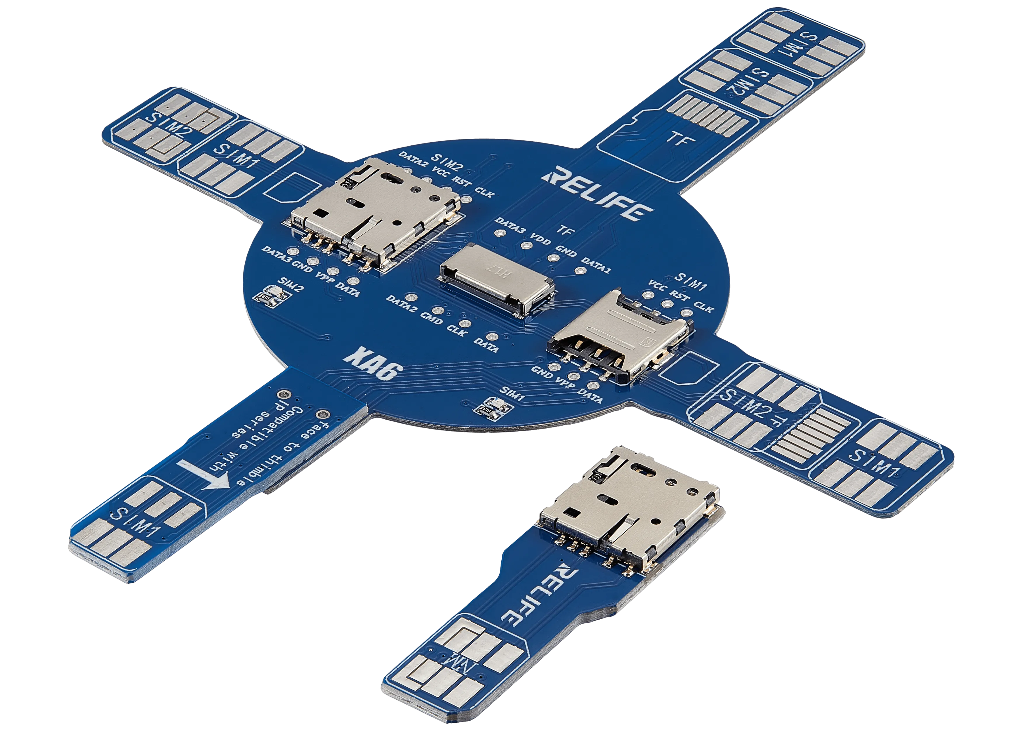 XA6 Dual SIM Card Signal Test Board (Relife)