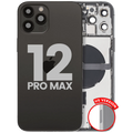 Backcover/Rahmen mit Small Parts für iPhone 12 Pro Max (US-Version) (gebrauchter OEM-Ausbau, Qualität B) (Graphite)