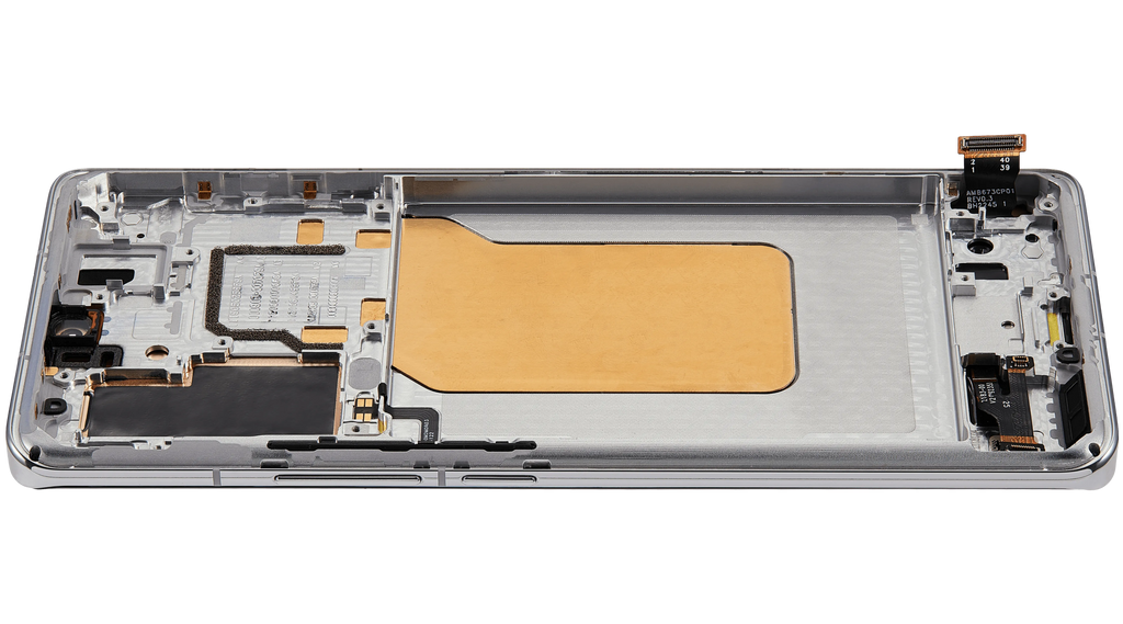OLED-Display mit Rahmen für Xiaomi 13 Pro (Aftermarket Plus) (Weiß)