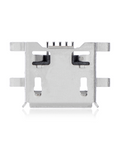 Ladebuchse mit Lötarbeit erforderlich - 5-Pin Micro-B - 4 Ankerpunkte (C087)