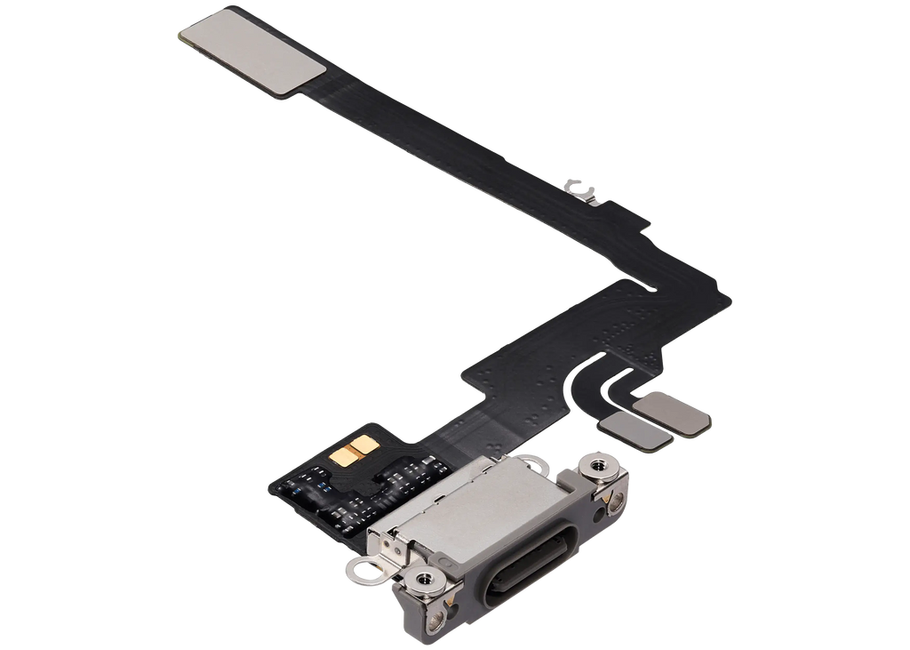 Ladebuchse Flex Cable für iPhone 16 Pro (gebrauchter OEM-Ausbau) (Natural Titanium)