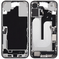Midframe/Rahmen mit Ladebuchse Flex & Small Parts für iPhone 16 Plus (US-Version) (gebrauchter OEM-Ausbau, Qualität C) (Weiß)