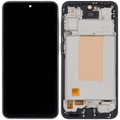 LCD-Display mit Rahmen für Samsung Galaxy A36 5G (A366/ 2025)(6.58") (US-Version) (Aftermarket : incell) (Schwarz)