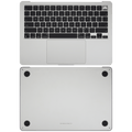 Topcase (Akku+Tastatur) MacBook Air 13" A3113 US-Engl. Silber OEM A