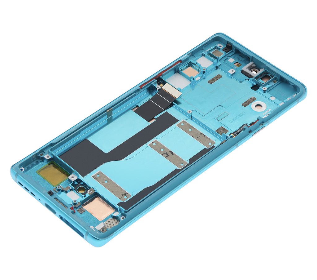 OLED-Display mit Rahmen für TCL 20 Pro 5G, Refurbished, Marine Blue